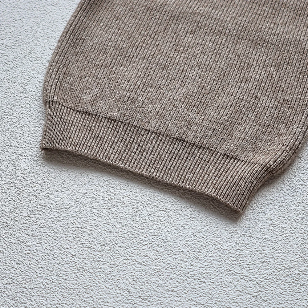 2026 Autumn Winter Comfort Kids Turtleneck Pullover Sweaters Solid Boys Girls Matching Knit Tops Toddler Warm Knitwear Sweaters
