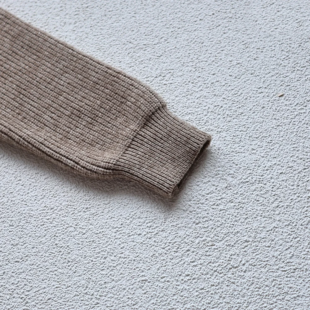 2026 Autumn Winter Comfort Kids Turtleneck Pullover Sweaters Solid Boys Girls Matching Knit Tops Toddler Warm Knitwear Sweaters