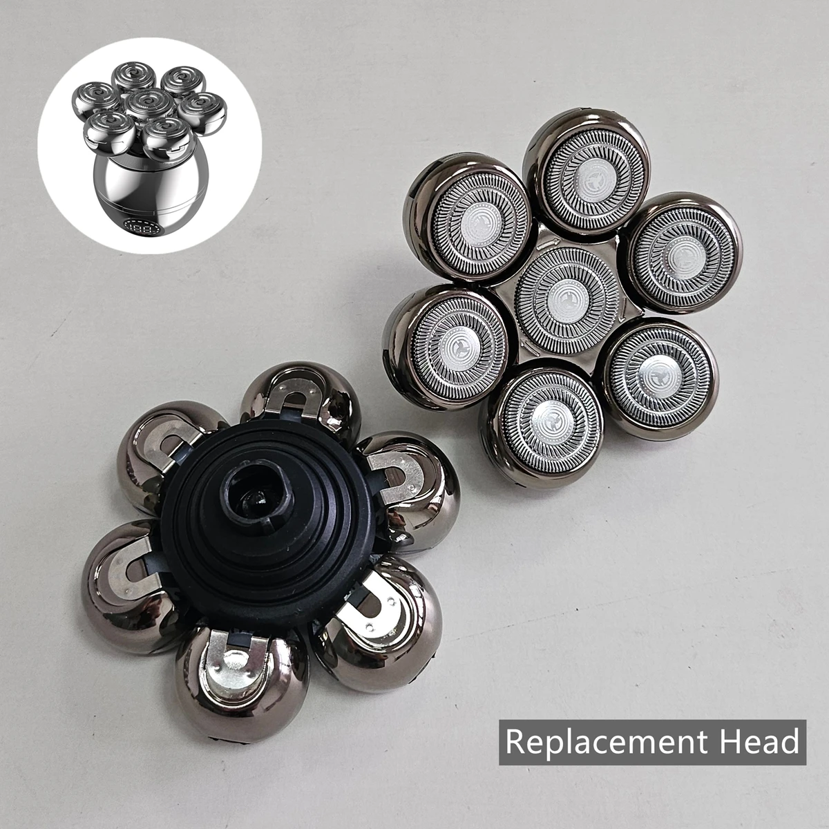 7 Blade Razor Replacement Shaving 7D Heads Floating Washable For Most Electric Shavers Trimmers Kit Cutter Blades