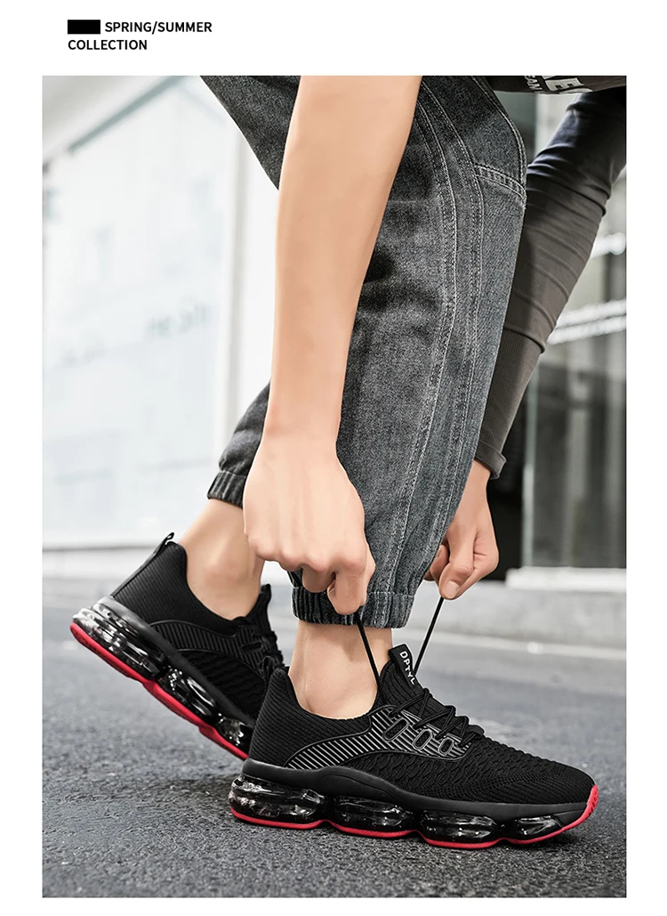 Men's Breathable Casual Sneakers Luxury Trainer Fashion Running Shoes Comfortable Tenis for Men And Women