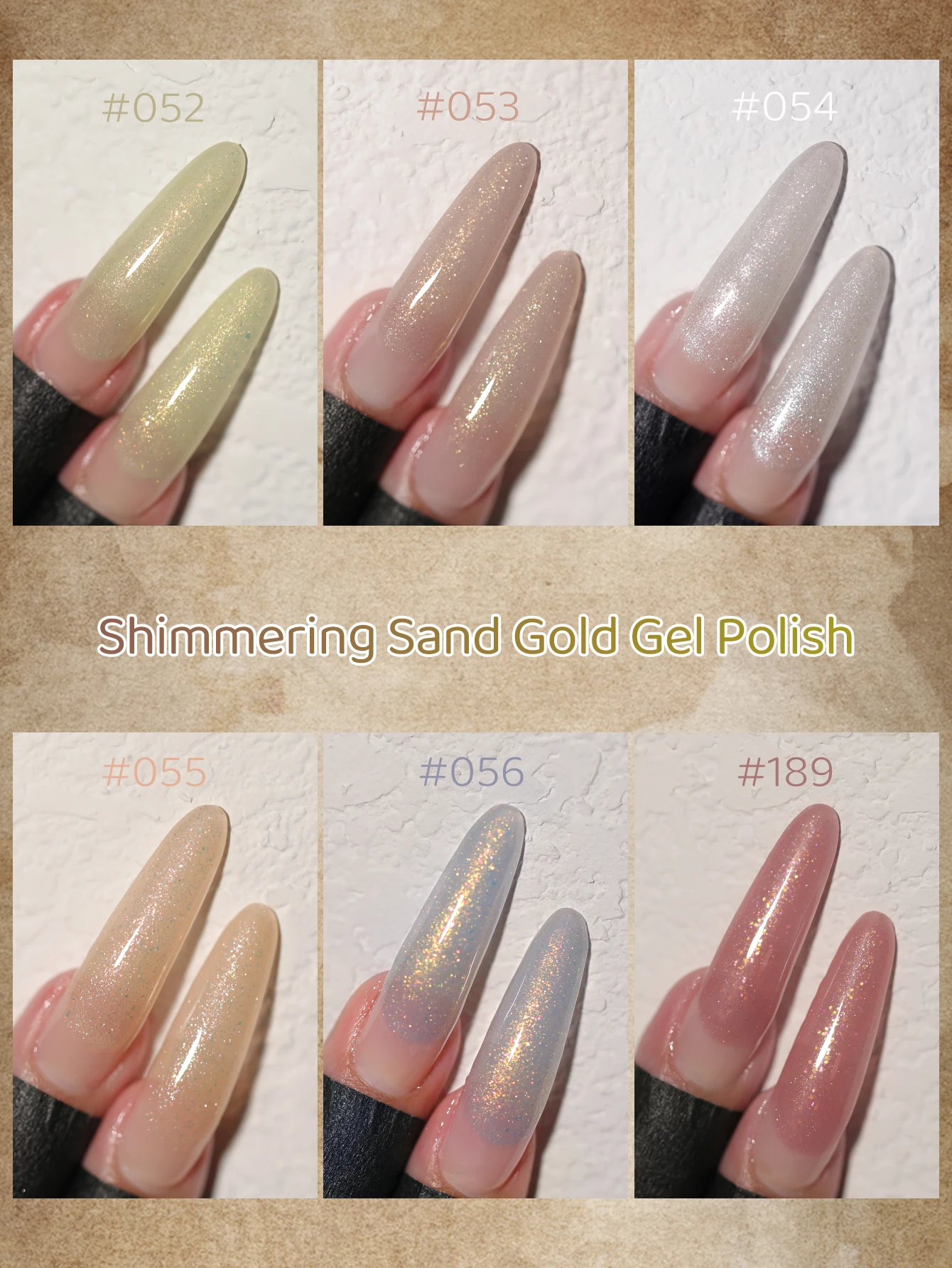 XEIJAYI 6pcs 15ml Gel Nail Polish Set,UV LED Soaking Nail Gel, Semi-Permanent, DIY Salon Quality Nail Art Gel For Spring