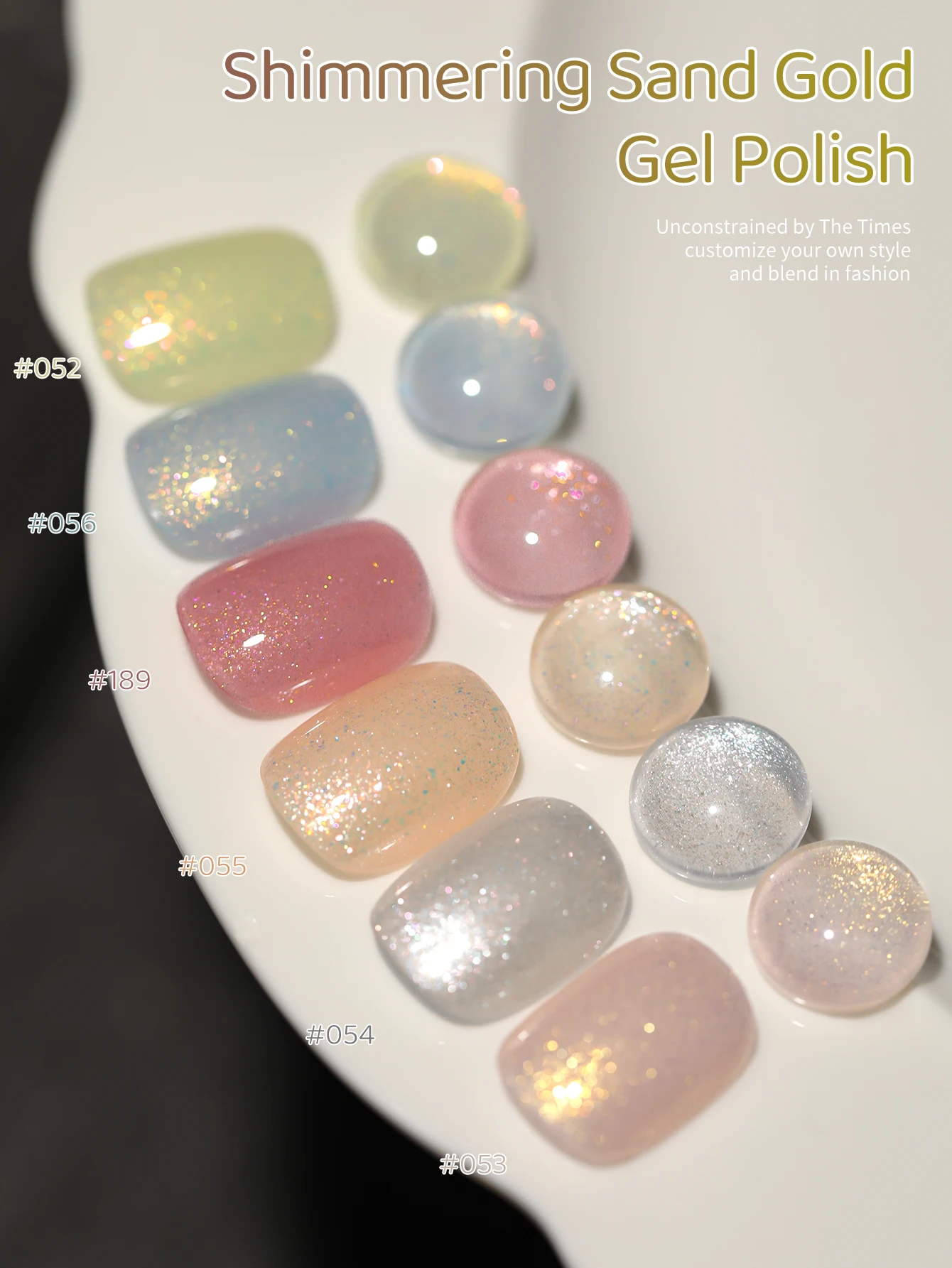 XEIJAYI 6pcs 15ml Gel Nail Polish Set,UV LED Soaking Nail Gel, Semi-Permanent, DIY Salon Quality Nail Art Gel For Spring