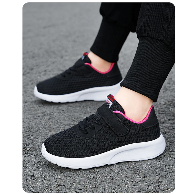 Kids Casual Athletic Sneaker Breathable Mesh Running Shoes for Boys & Girls Lightweight Walking Trainers
