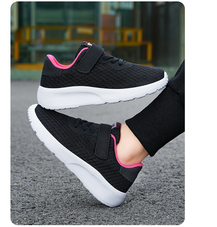 Kids Casual Athletic Sneaker Breathable Mesh Running Shoes for Boys & Girls Lightweight Walking Trainers