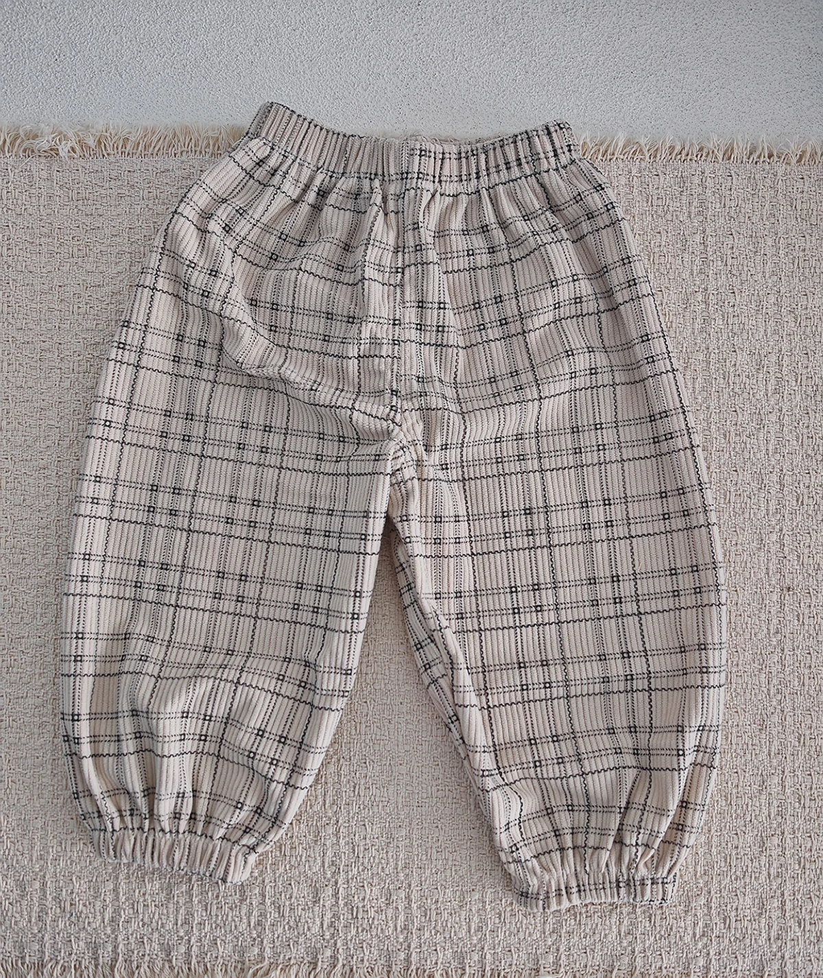 Summer Kids Casual Pants 1-6Y Simple Boys Grid Sweat Pants Korean Loose Thin Children Striped Letter Trousers
