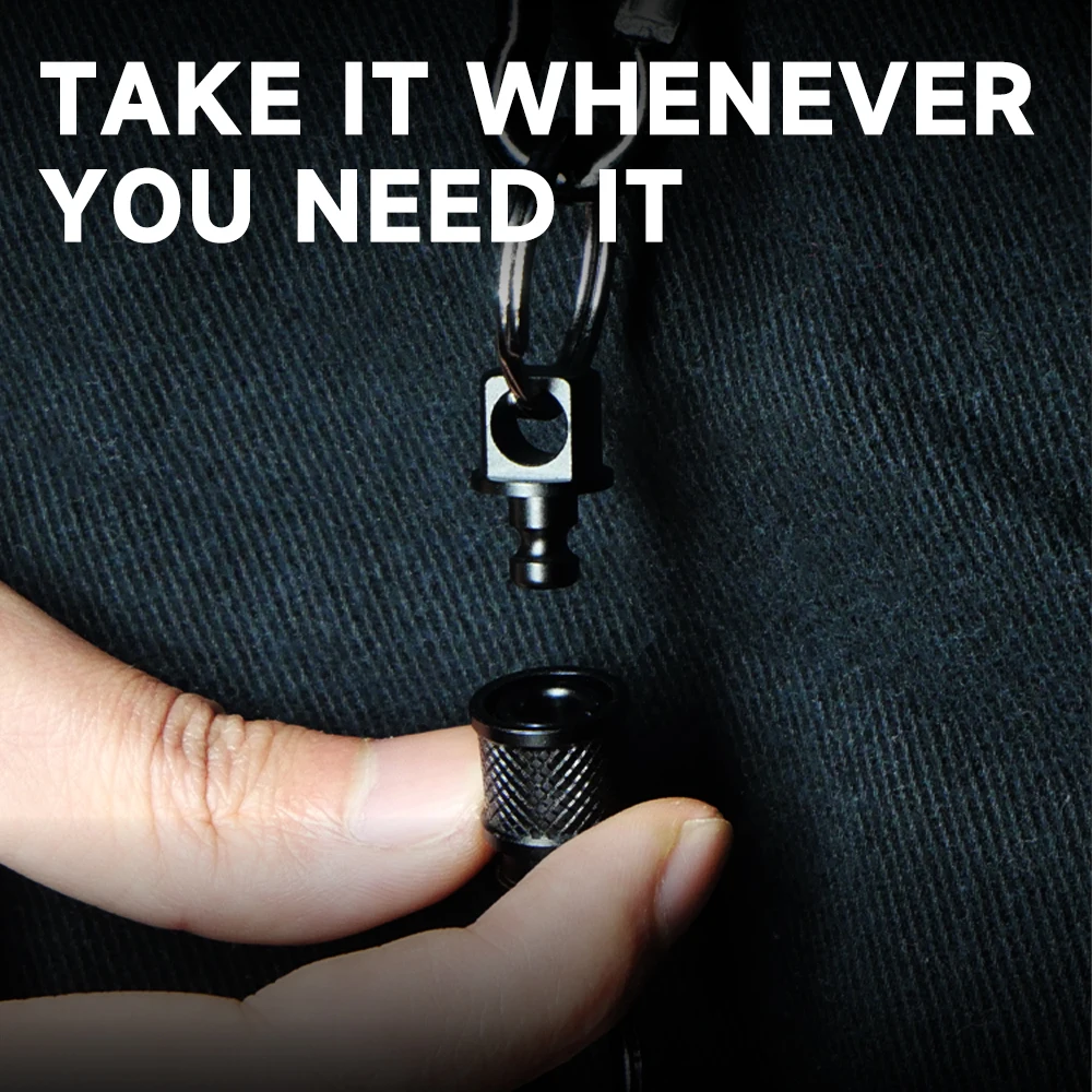 1pc Pull Apart Key Rings Quick Release Keychain for Men and Women, Detachable Key Ring, Retractable Key Chain