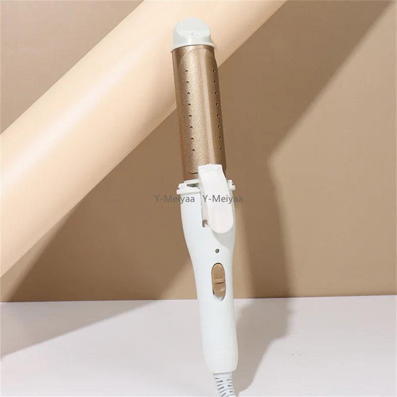 2 IN 1 Gold Negative Ion Dual Use Hair Straightening And Curling Iron Clamp Home Use Hair Styling Tool For All Hair