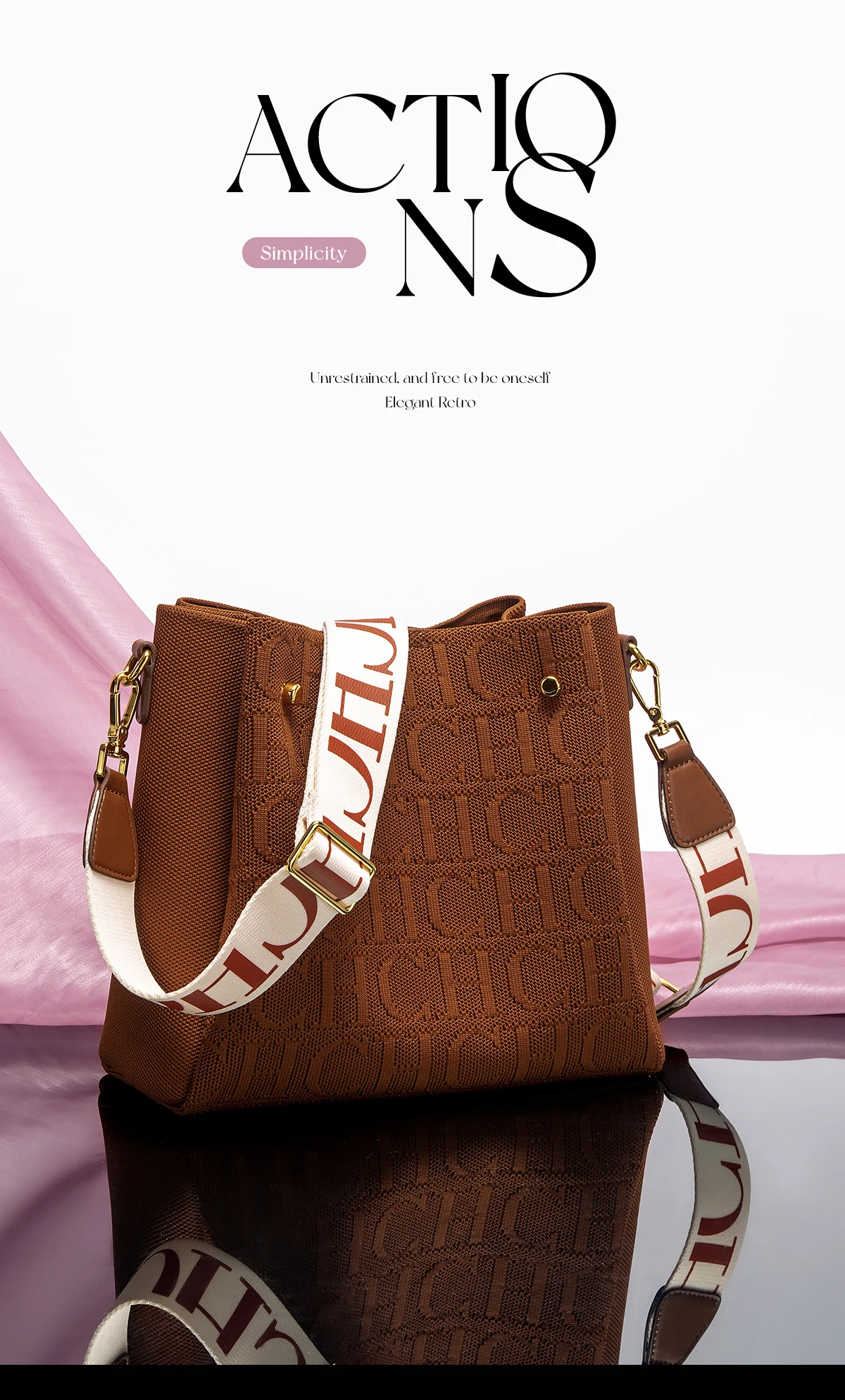 CH Canvas Women's Shoulder Strap Crossbody Bag Fashionable Versatile Elegant Design Luxury Brand Women's Shoulder Bag