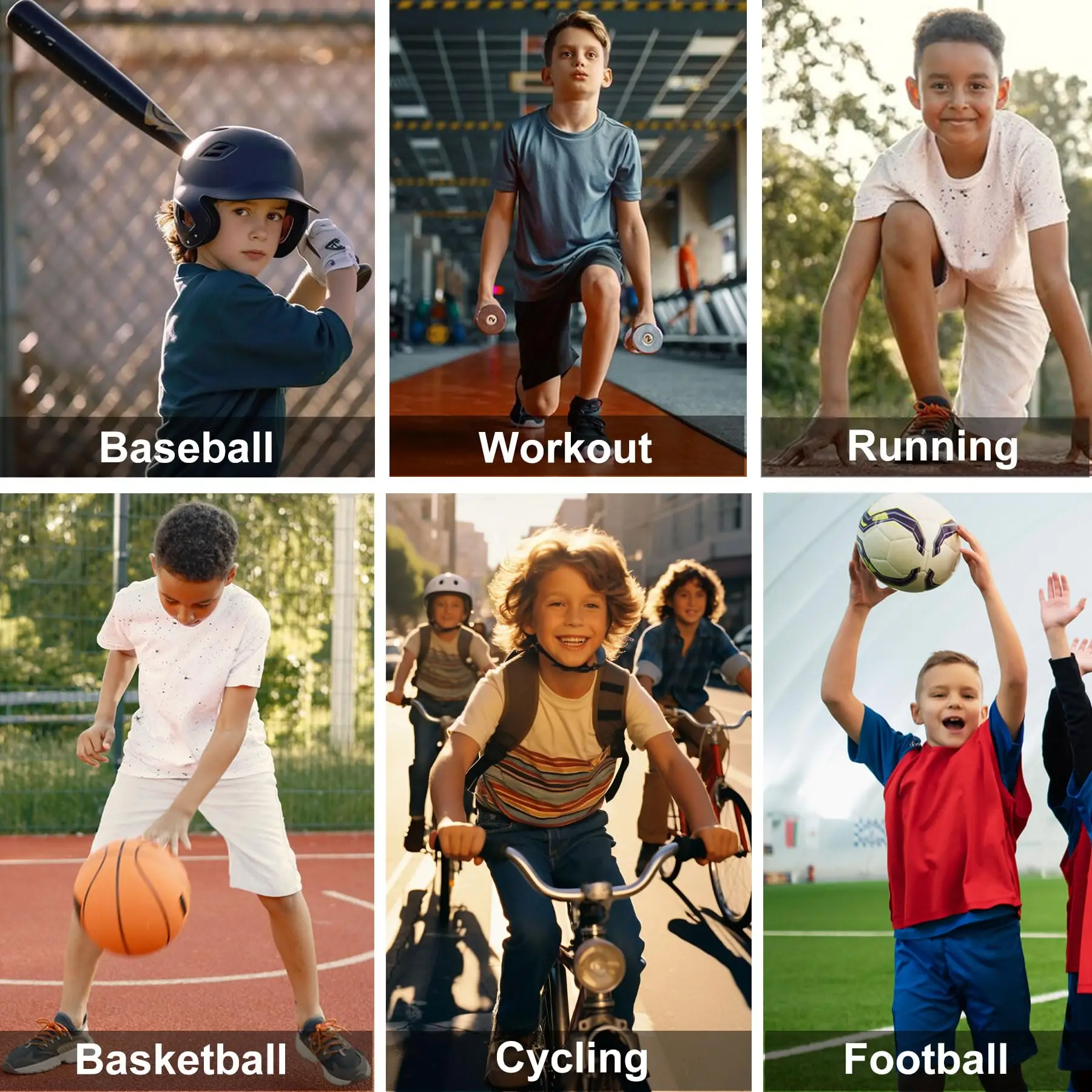 Boys Compression Shirts Long Sleeve Football Undershirt for Kid Quick Dry Athletic Baseball Youth T-Shirt Base Layer