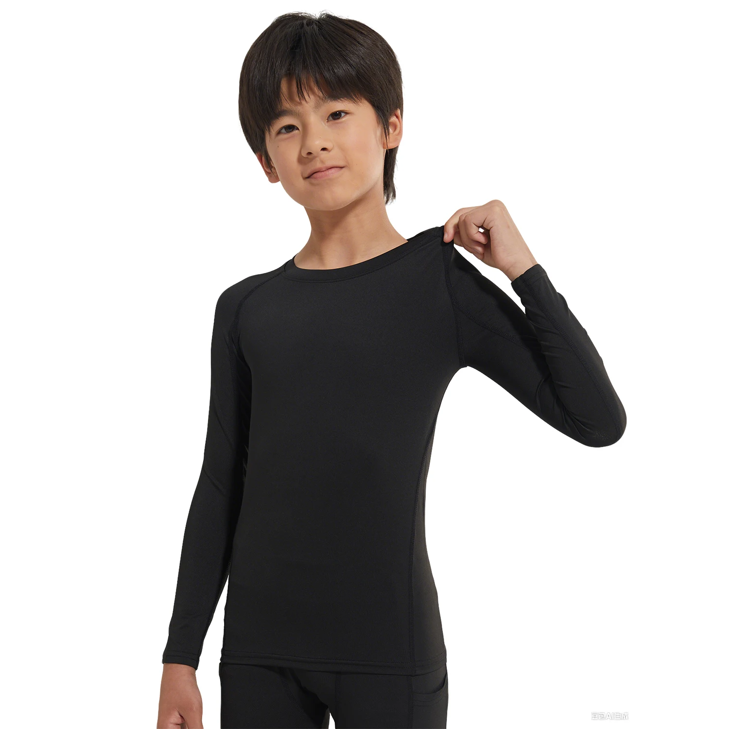 Boys Compression Shirts Long Sleeve Football Undershirt for Kid Quick Dry Athletic Baseball Youth T-Shirt Base Layer