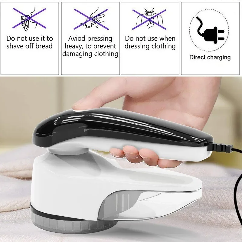 Electric Lint Remover for Clothing Sweater Anti Pilling Razor Clothes Pellet Fabric Shaver Eu Plug Portable Handhold Lint Razor