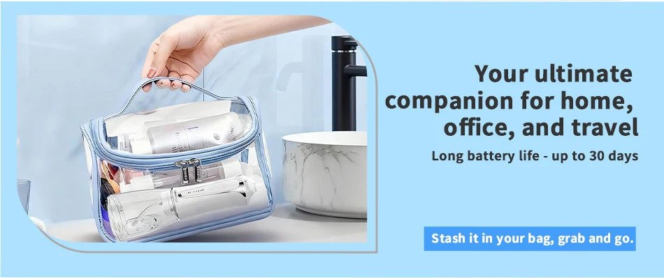 H2ofloss Cordless Water Flosser 5 Modes 300ml 2500mAh USB Rechargeable Portable High Pressure Oral Irrigator for Teeth Cleaning
