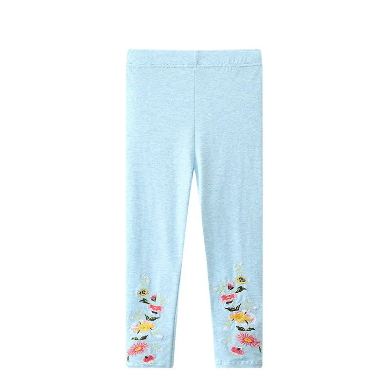 Jumping Meters 2-7T Fashion Lovely Hot Selling Baby Leggings Pants Kids Skinny Trousers Full Pencil Pants Autumn Spring Pants