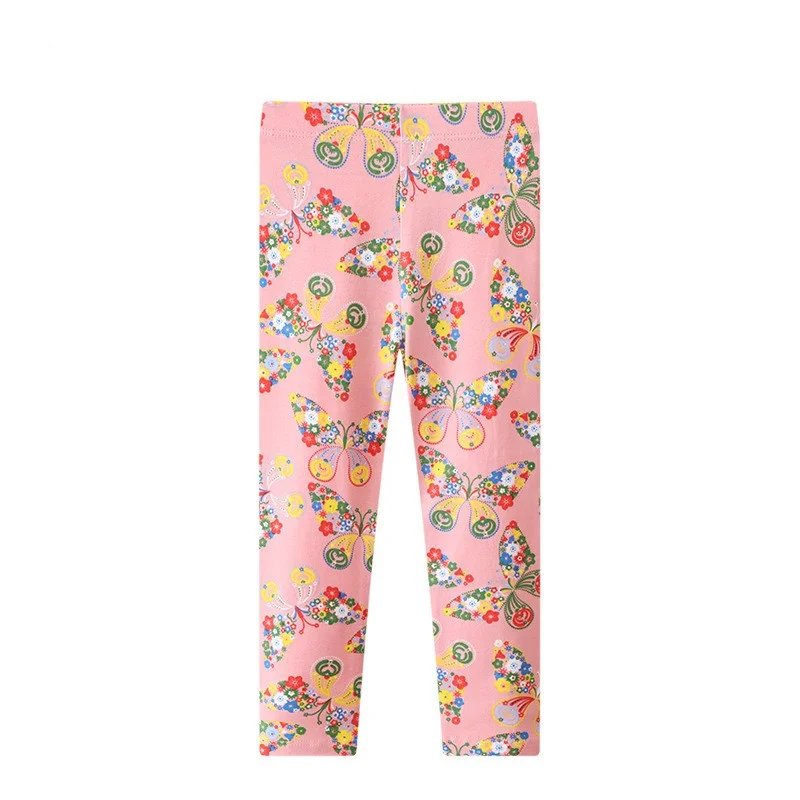 Jumping Meters 2-7T Fashion Lovely Hot Selling Baby Leggings Pants Kids Skinny Trousers Full Pencil Pants Autumn Spring Pants