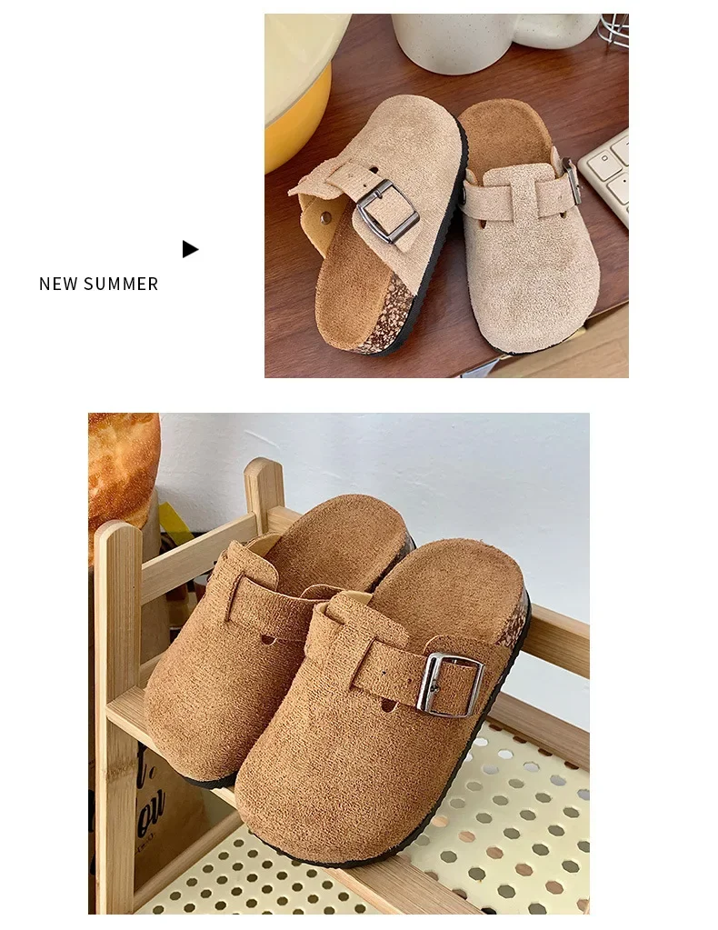 2025 Spring New Children Leather Shoes for Girls Fashion Korean Style Soft Anti-slippery Chic Versatile Breathable Flats
