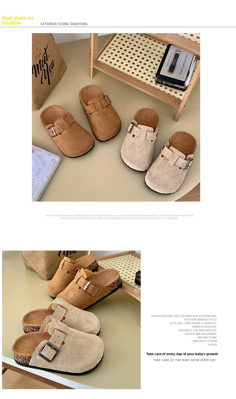 2025 Spring New Children Leather Shoes for Girls Fashion Korean Style Soft Anti-slippery Chic Versatile Breathable Flats