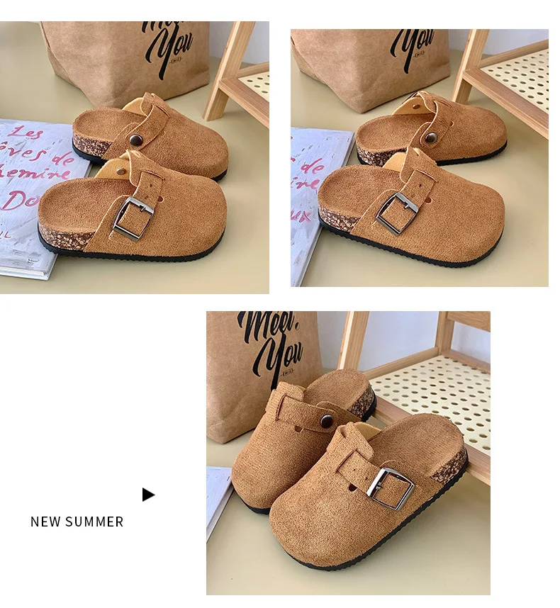 2025 Spring New Children Leather Shoes for Girls Fashion Korean Style Soft Anti-slippery Chic Versatile Breathable Flats