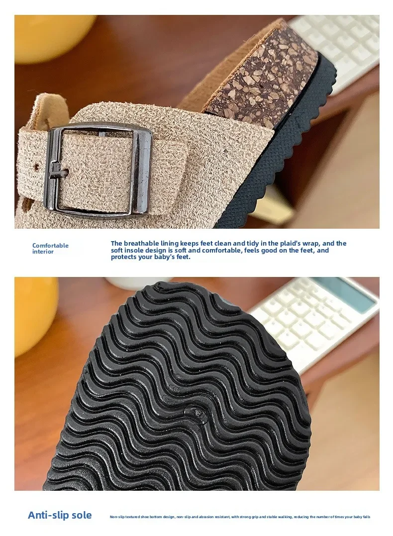 2025 Spring New Children Leather Shoes for Girls Fashion Korean Style Soft Anti-slippery Chic Versatile Breathable Flats