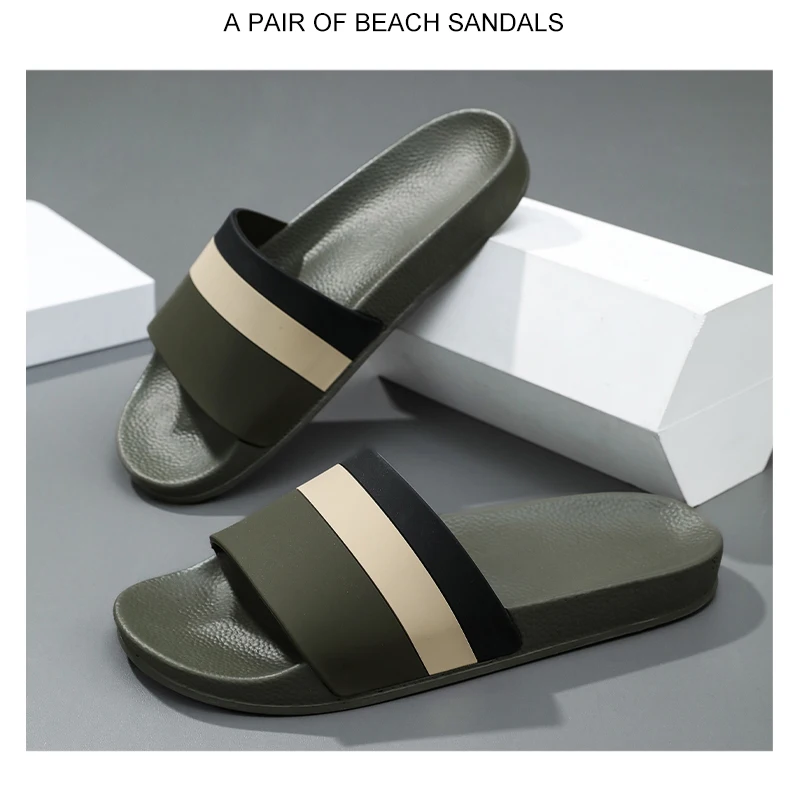 2025 Fashion men's and women's slippers Summer flat sandals Light family bathroom slippers couple indoor non-slip shower shoes
