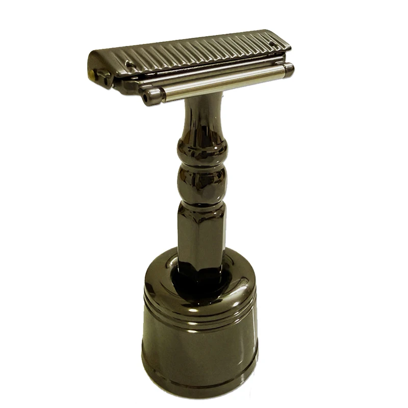 Whityle 22T-H Glide PRO 5.0 Universal Safety Razor Head Super Roller Shaver Double Half Blade Shaving Shave Head M5 Thread