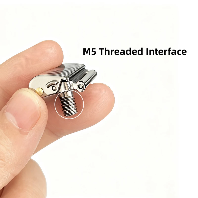Whityle 22T-H Glide PRO 5.0 Universal Safety Razor Head Super Roller Shaver Double Half Blade Shaving Shave Head M5 Thread