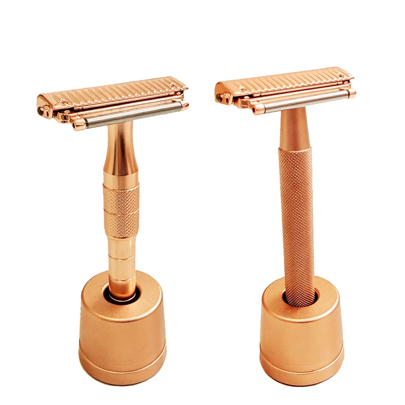 Whityle 22T-H Glide PRO 5.0 Universal Safety Razor Head Super Roller Shaver Double Half Blade Shaving Shave Head M5 Thread