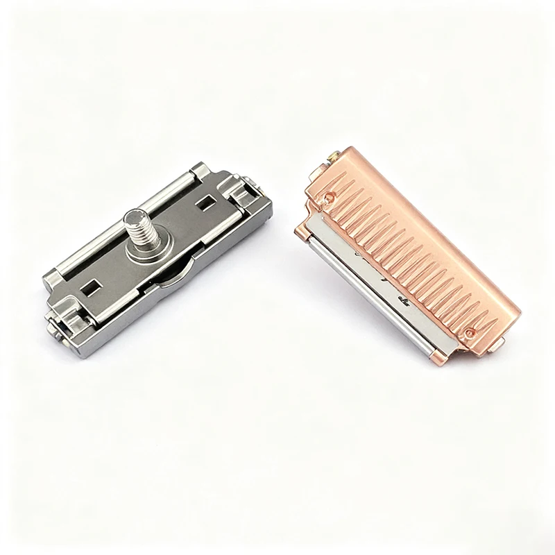 Whityle 22T-H Glide PRO 5.0 Universal Safety Razor Head Super Roller Shaver Double Half Blade Shaving Shave Head M5 Thread
