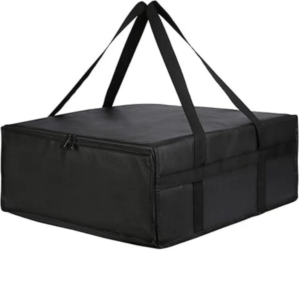 Reusable Food Develivey Bag Lightweight Fresh Keeping Pizza Carrier Bag Hot Cold Fully Insulated Food Storage Case