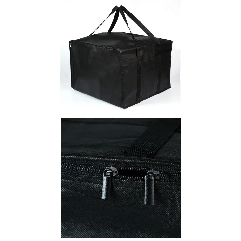 Reusable Food Develivey Bag Lightweight Fresh Keeping Pizza Carrier Bag Hot Cold Fully Insulated Food Storage Case