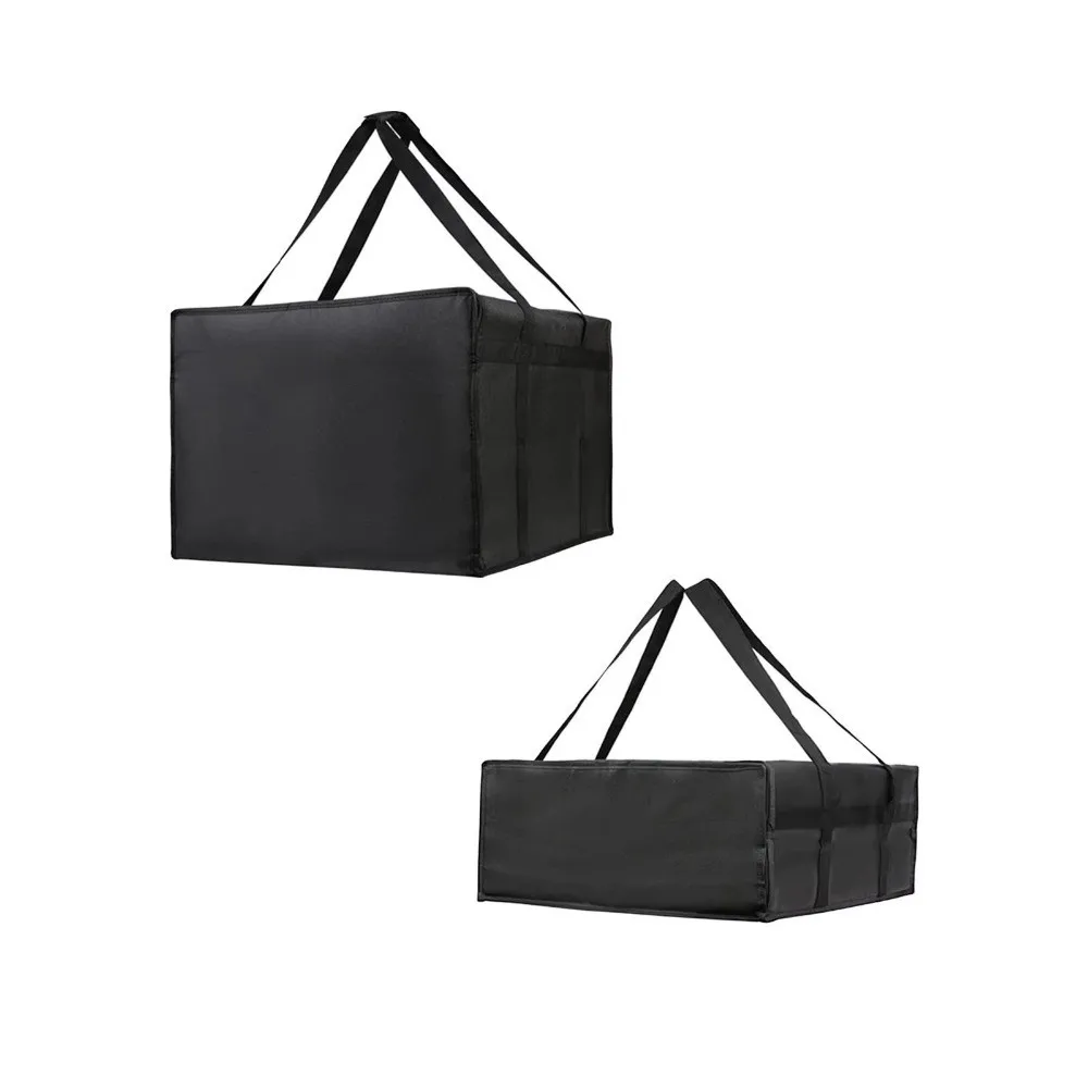 Reusable Food Develivey Bag Lightweight Fresh Keeping Pizza Carrier Bag Hot Cold Fully Insulated Food Storage Case