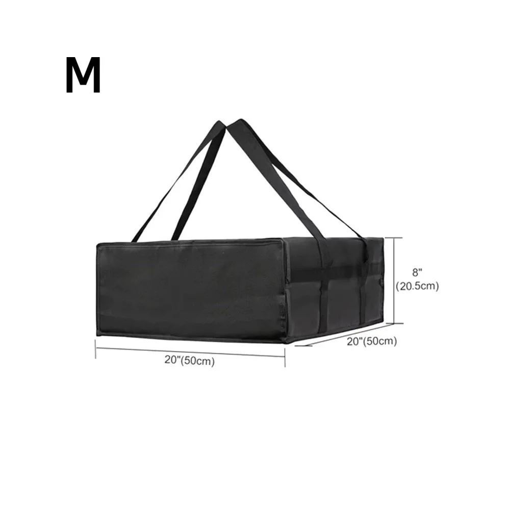 Reusable Food Develivey Bag Lightweight Fresh Keeping Pizza Carrier Bag Hot Cold Fully Insulated Food Storage Case