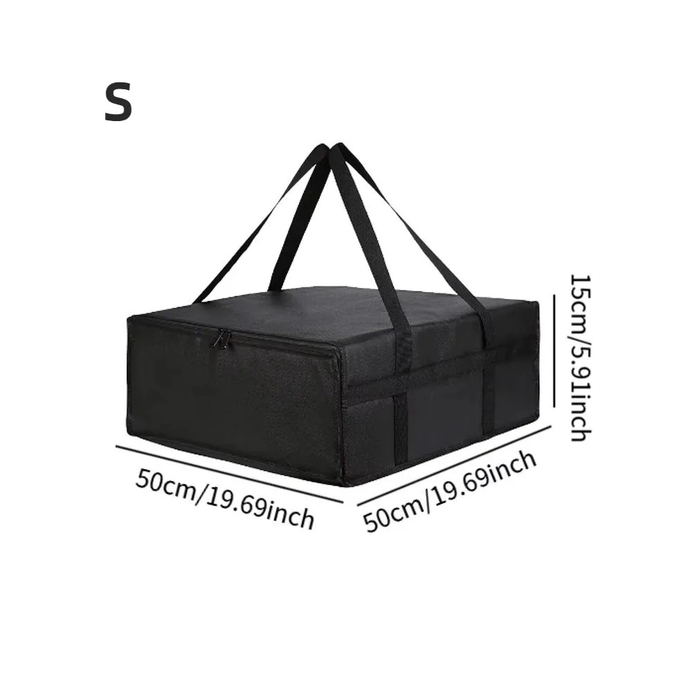 Reusable Food Develivey Bag Lightweight Fresh Keeping Pizza Carrier Bag Hot Cold Fully Insulated Food Storage Case