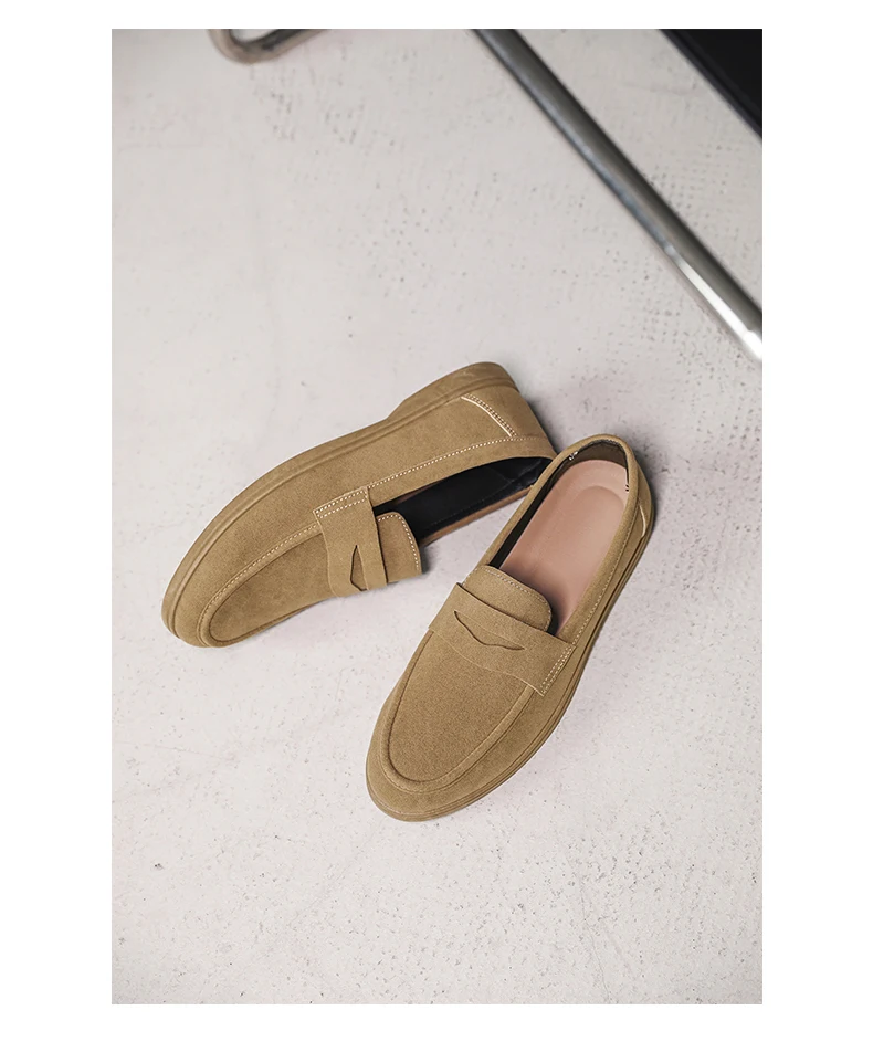 Genuine Leather Men Casual Shoes Luxury Brand Breathable Slip on Black Driving Shoes Moccasins Plus Size 39-45 Soft Men Loafers