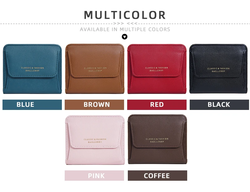 Fashionable Mini Women Wallet Name Engraving High-Quality Card Holder Simple Short Female Coin Pocket
