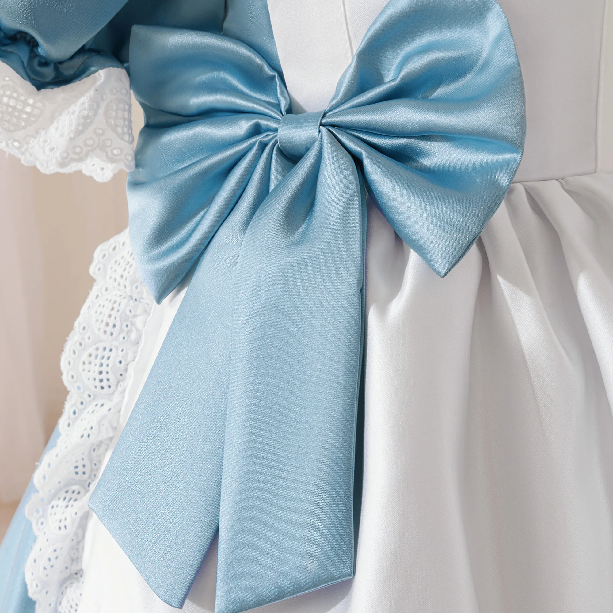 Wonderland Alice Maids Princess Girls Dress Lolita Alices Cartoon Bow Wedding Party Birthday Prom Dresses Girl Halloween Costume