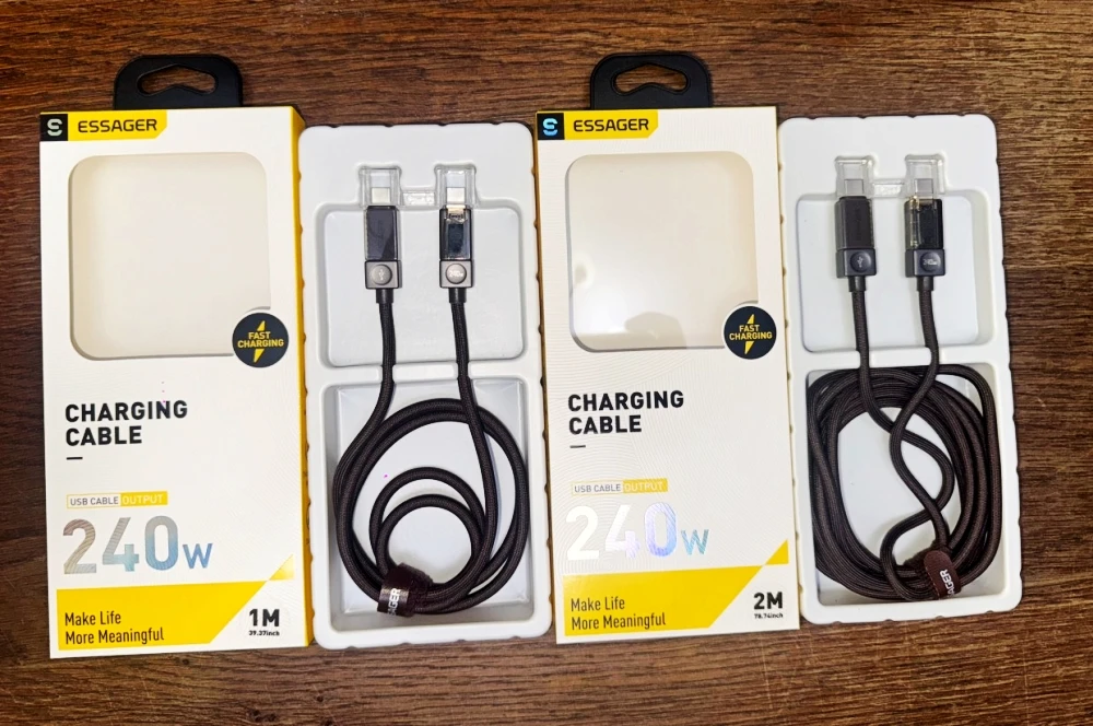 Essager 240W USB C Cable for iPhone 18 17 16 Plus Pro Max Macbook iPad Supercharge Fast Charger Type C Cable for Xiaomi Samsung