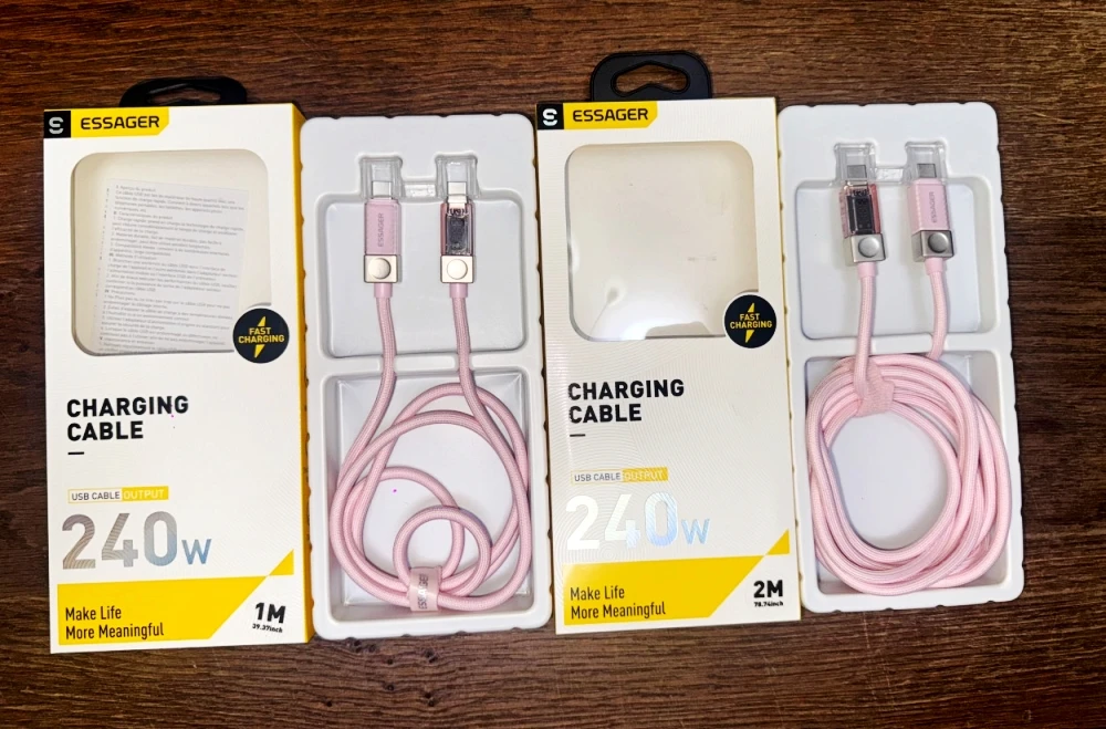 Essager 240W USB C Cable for iPhone 18 17 16 Plus Pro Max Macbook iPad Supercharge Fast Charger Type C Cable for Xiaomi Samsung