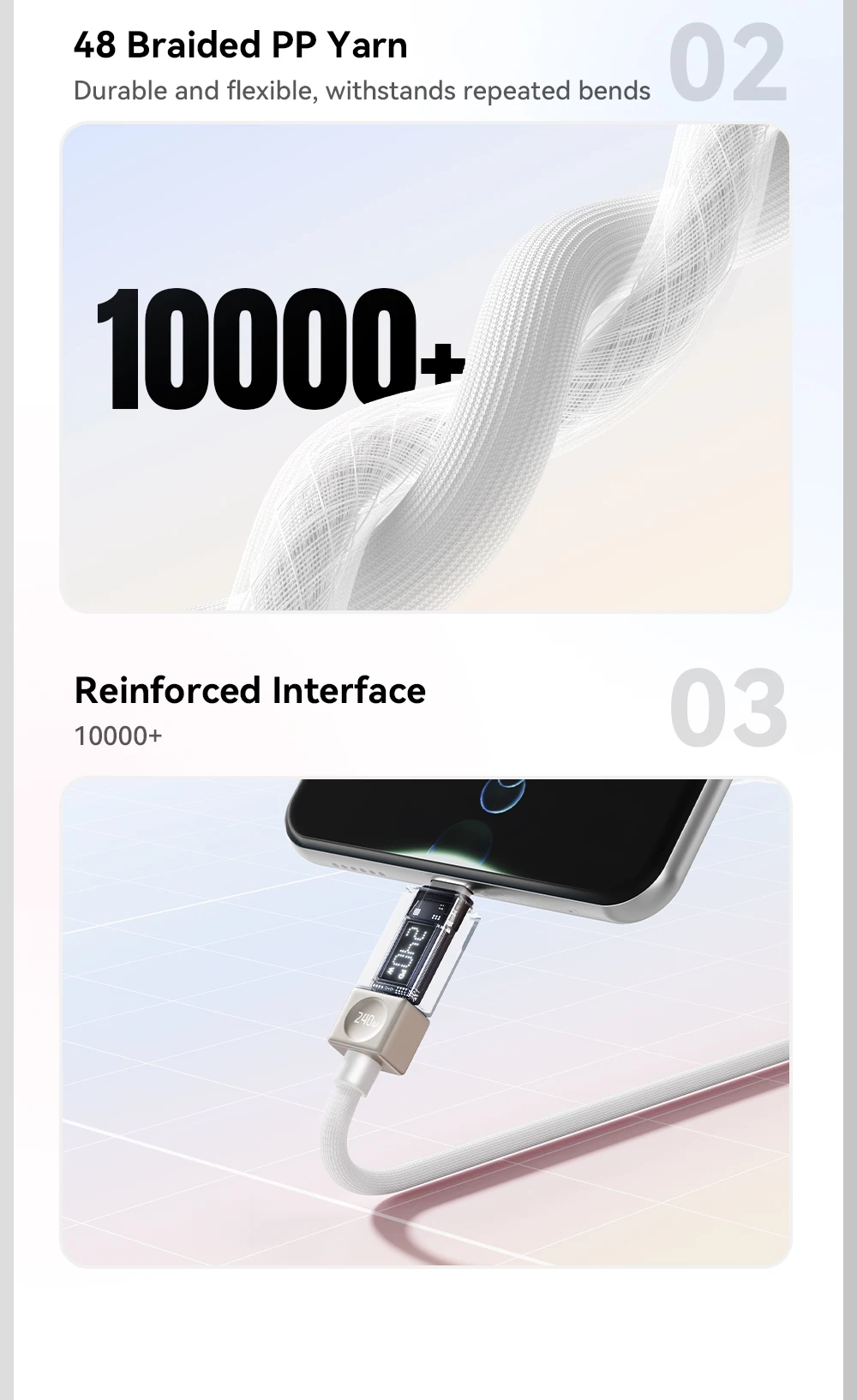 Essager 240W USB C Cable for iPhone 18 17 16 Plus Pro Max Macbook iPad Supercharge Fast Charger Type C Cable for Xiaomi Samsung