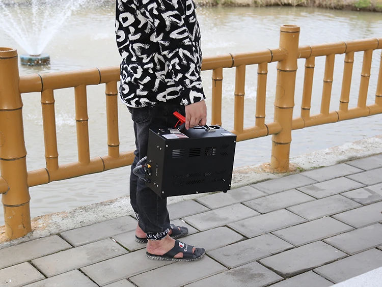 XIACHUAN Compression 4500PSI Portable Vehicle-Mounted Air Charging Pump 30MPA 12V Diving Air Pump 110V220V PCP Compressor