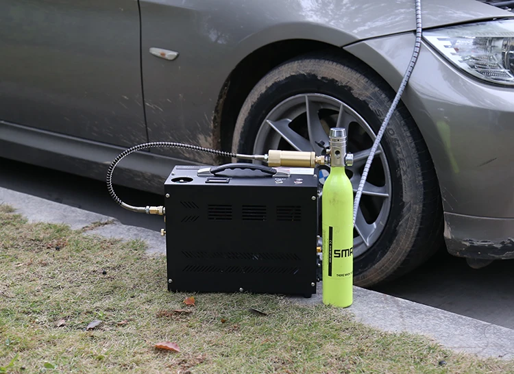 XIACHUAN Compression 4500PSI Portable Vehicle-Mounted Air Charging Pump 30MPA 12V Diving Air Pump 110V220V PCP Compressor