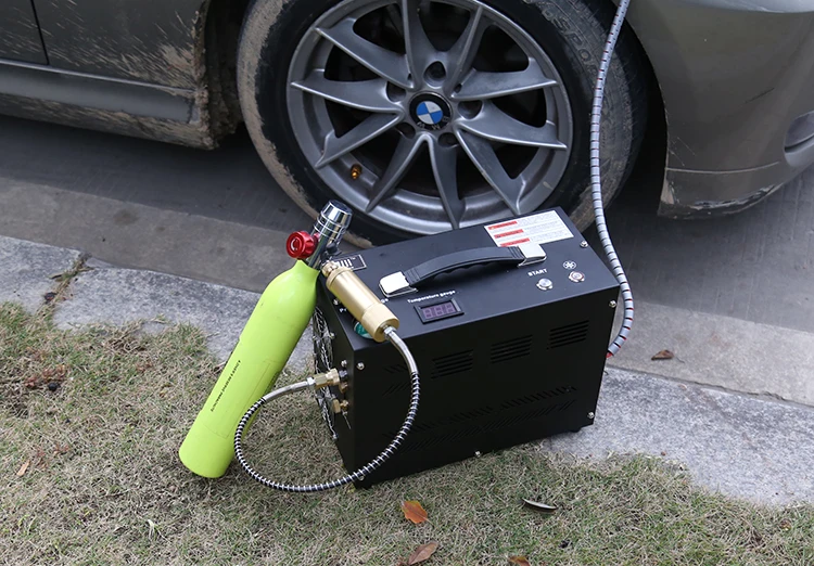 XIACHUAN Compression 4500PSI Portable Vehicle-Mounted Air Charging Pump 30MPA 12V Diving Air Pump 110V220V PCP Compressor