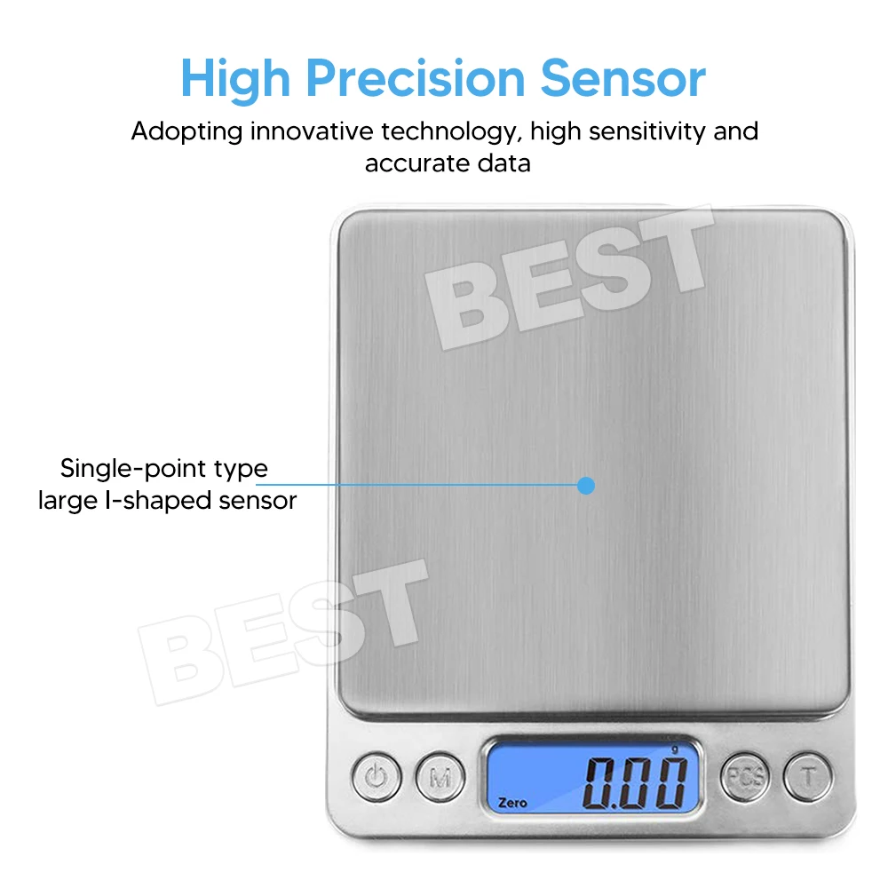 0.01G-500G Mini Electronic Digital Pocket Gold Jewellery Weighing Kitchen Scales