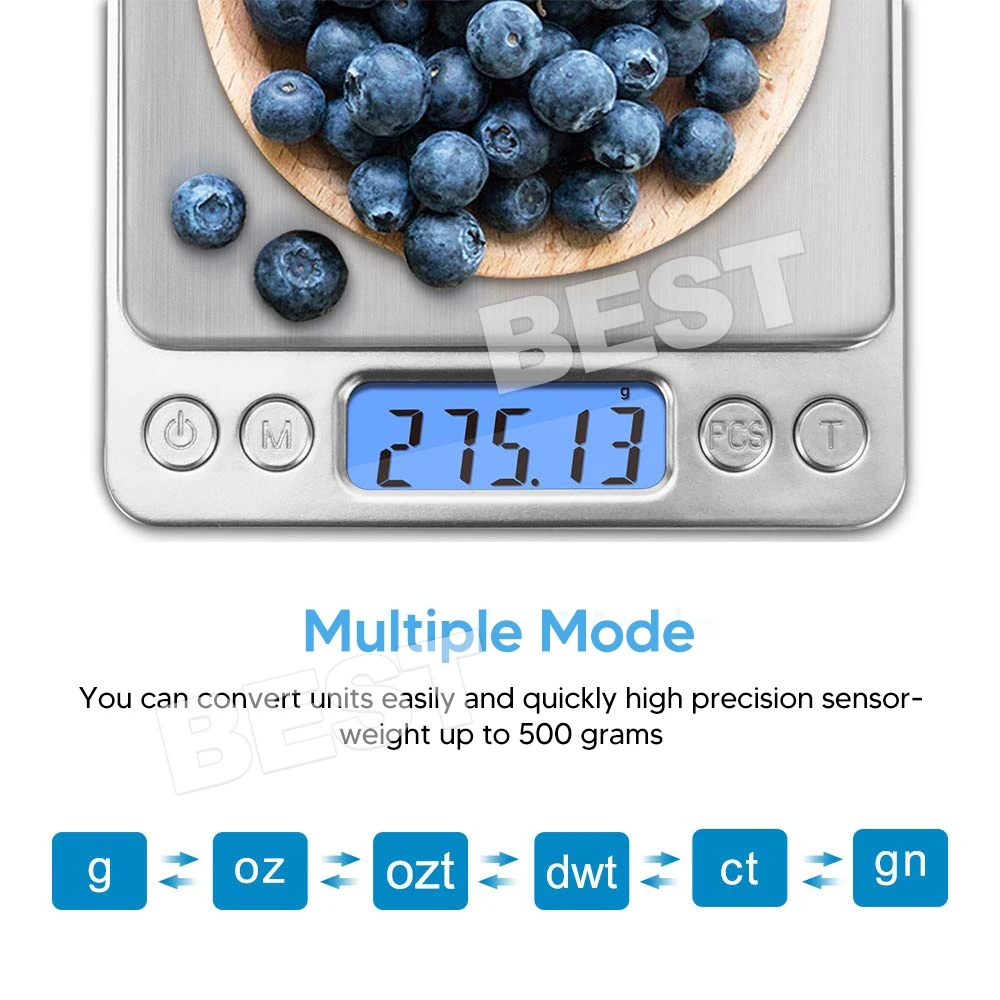 0.01G-500G Mini Electronic Digital Pocket Gold Jewellery Weighing Kitchen Scales