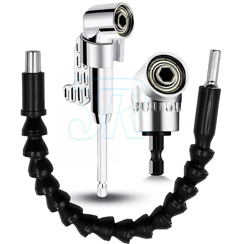 105 Degree Multifunction Right Angle Driver Extension Screwdriver Drill Adapter