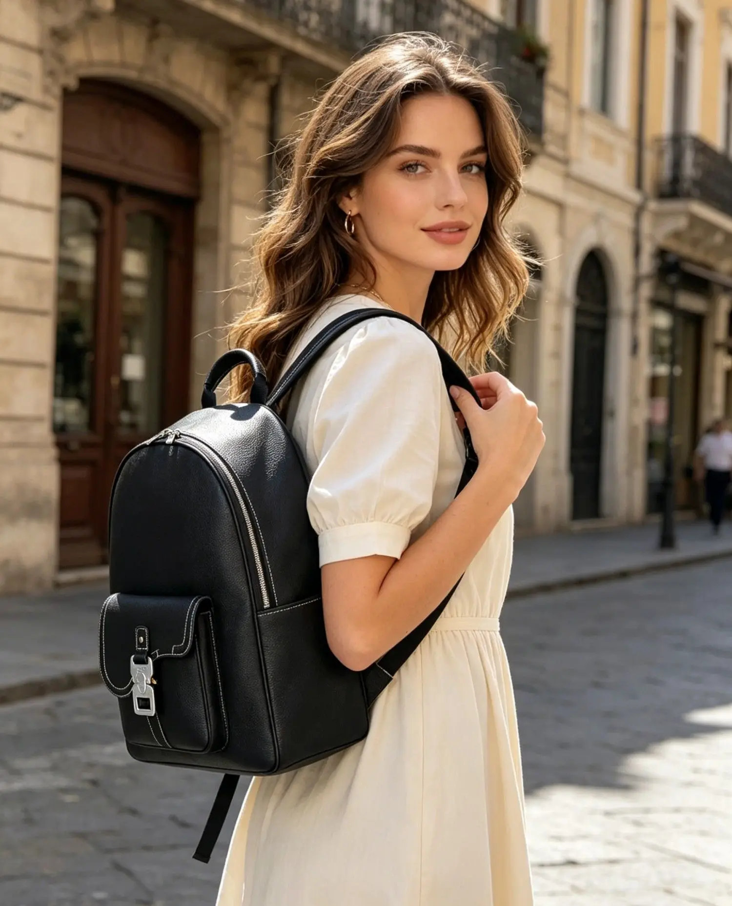 Mini Women's Backpacks Trend Nylon Female Bag Small School Bags White Rucksack for Teen Girls Fashion Casual Backpack
