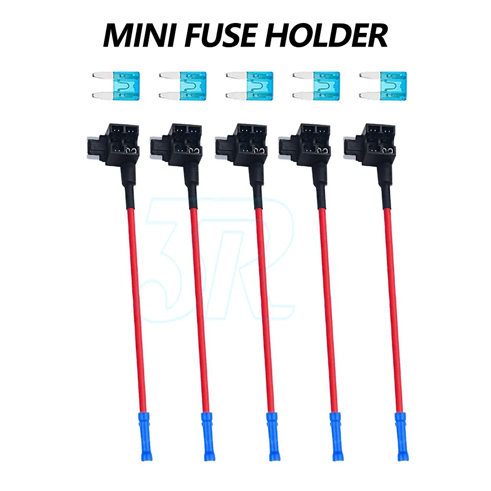 10PCS Add A Circuit Fuse Tap Car Mini Micro Blade Fuse Box Holder 12V Low Profile