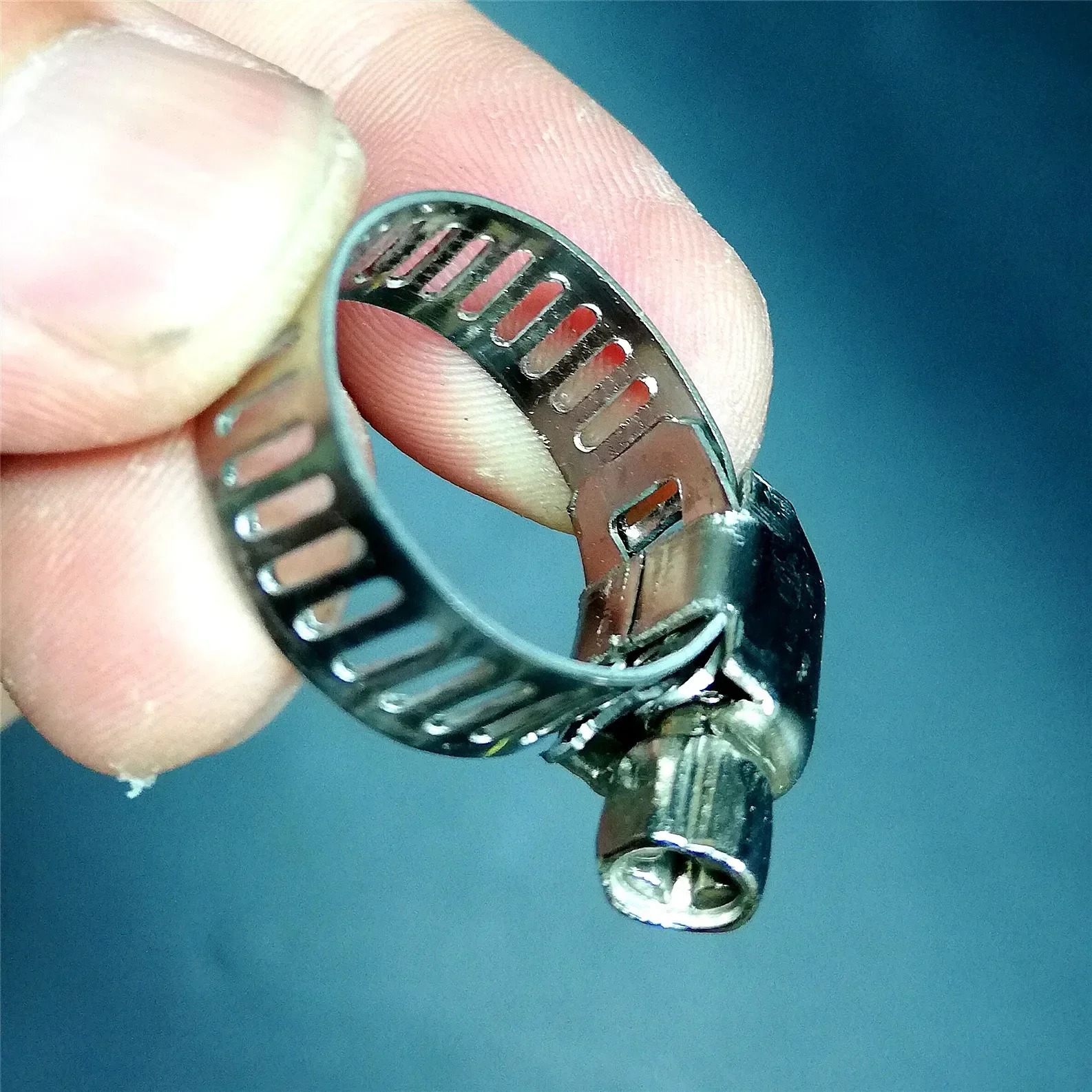 Stainless Steel Worm Gear Adjustable Hose Clamp Screw Band Fastener For Car Fuel Tube Water Pipe Faucet Repair Tools