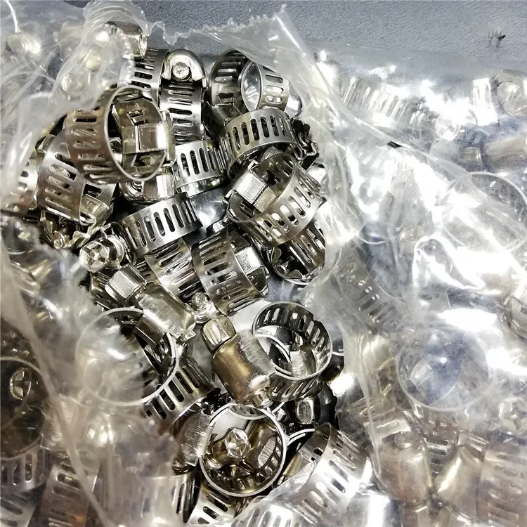 Stainless Steel Worm Gear Adjustable Hose Clamp Screw Band Fastener For Car Fuel Tube Water Pipe Faucet Repair Tools