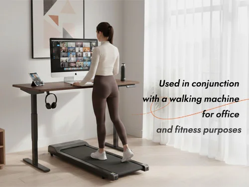 PORIYA Electric Standing Desk Height Adjustable Motorised Home Office Stand Table 1.2M