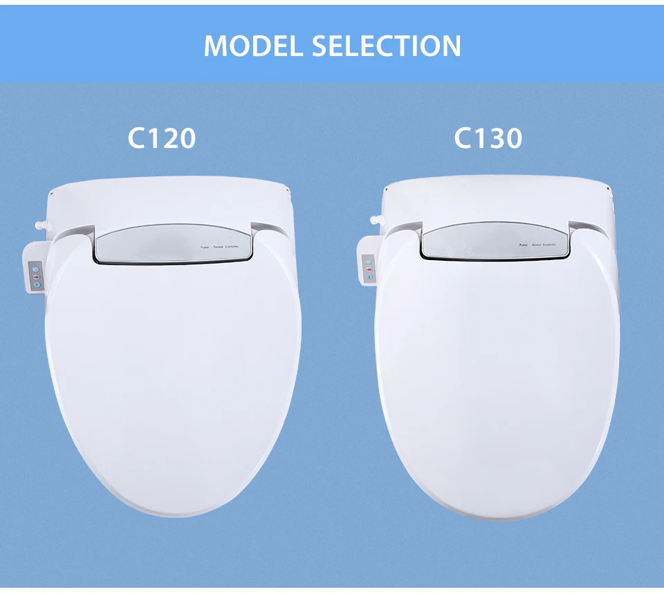 EcoFresh Smart toilet seat auto seat cover flip Electric Bidet intelligent heated toilet seat cover lighting Massage